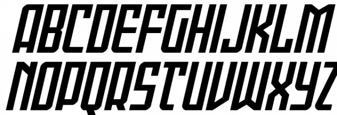 Gotham Knights Expand Italic Polices MAJUSCULES