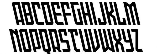 Gotham Knights Leftalic Schriftart Groß