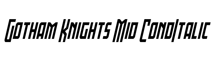 Gotham Knights Mid CondItalic  नि: शुल्क फ़ॉन्ट्स डाउनलोड