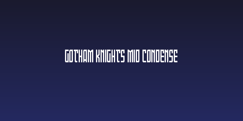 Gotham Knights Mid Condense Social Header