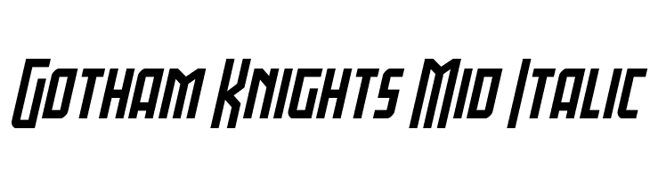 Gotham Knights Mid Italic  नि: शुल्क फ़ॉन्ट्स डाउनलोड