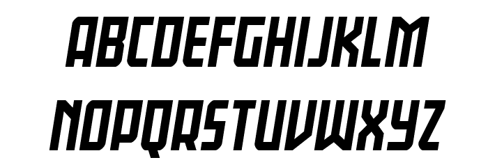 Gotham Knights Mid Semi-Italic Font LOWERCASE