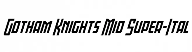 Gotham Knights Mid Super-Ital  تنزيل الخطوط