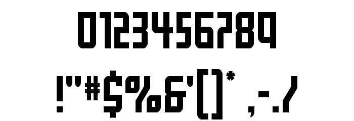 Gotham Knights Mid Font OTHER CHARS