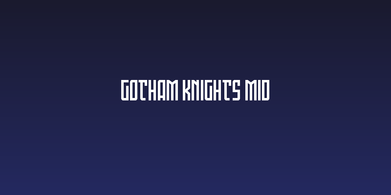 Gotham Knights Mid Social Header
