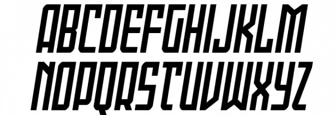 Gotham Knights Semi-Italic Polices MAJUSCULES