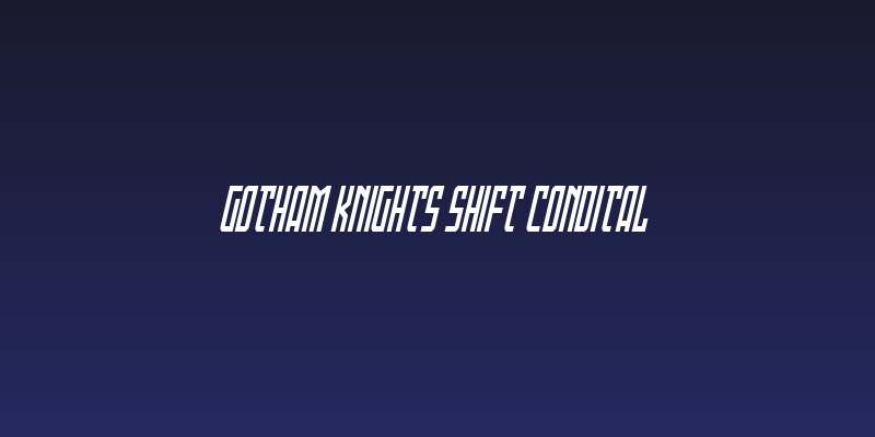 Gotham Knights Shift CondItal Social Header