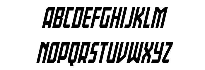 Gotham Knights Shift CondItal Font LOWERCASE
