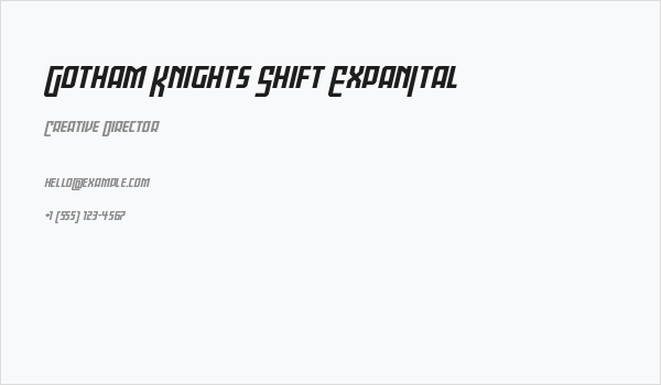 Gotham Knights Shift ExpanItal Business Card