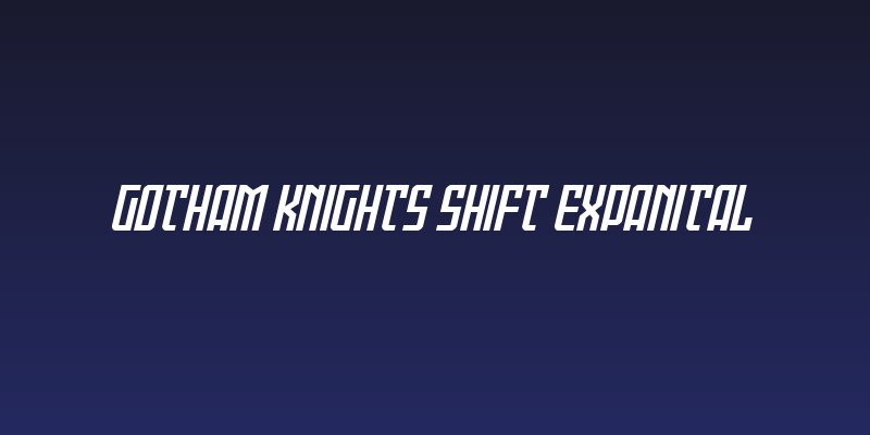 Gotham Knights Shift ExpanItal Social Header