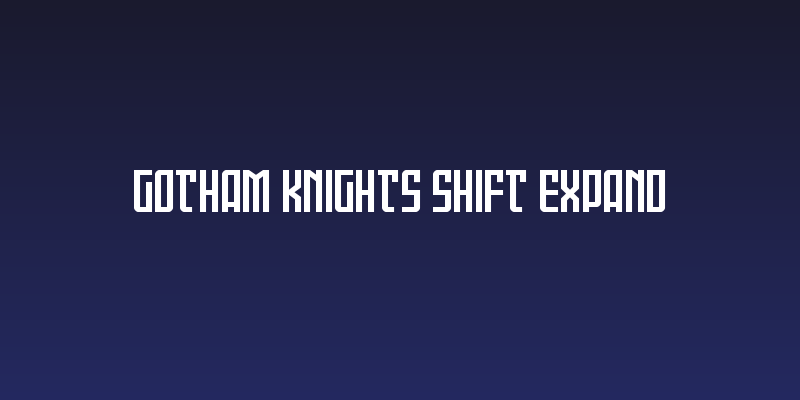 Gotham Knights Shift Expand Social Header
