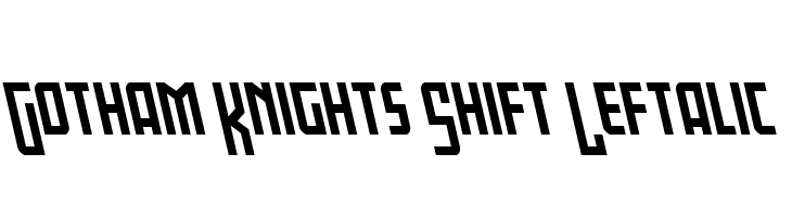 Gotham Knights Shift Leftalic  baixar fontes gratis