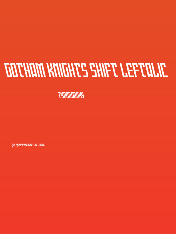 Gotham Knights Shift Leftalic Poster