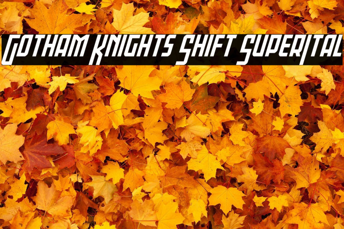 Gotham Knights Shift SuperItal Example 3