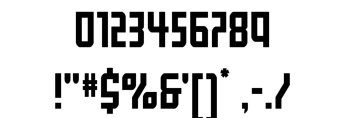 Gotham Knights Shift Font OTHER CHARS