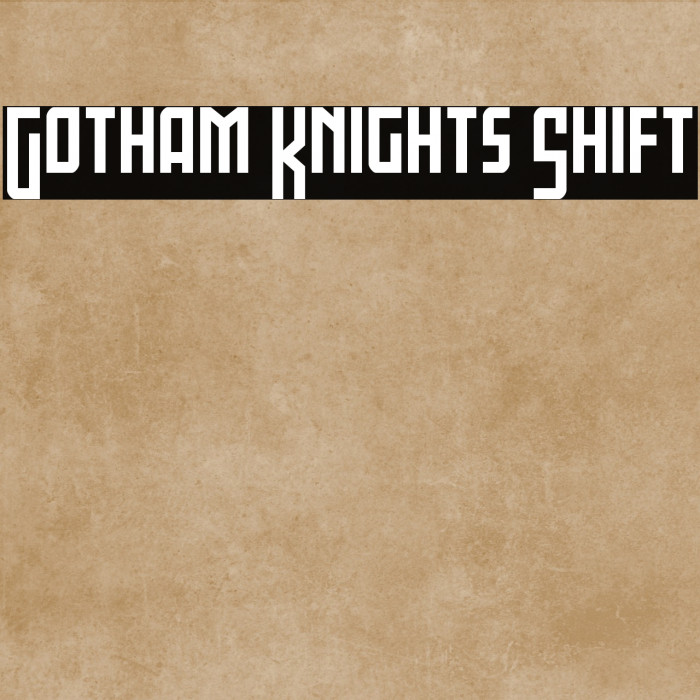 Gotham Knights Shift Example 2