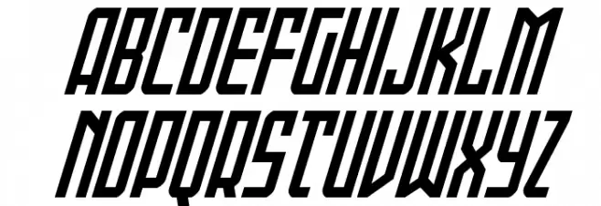 Gotham Knights Super-Italic Schriftart Groß