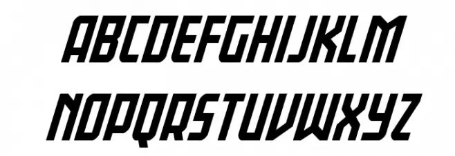 Gotham Knights Super-Italic Caratteri MINUSCOLO