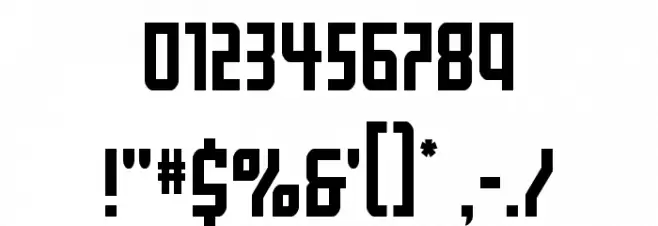 Gotham Knights Font OTHER CHARS