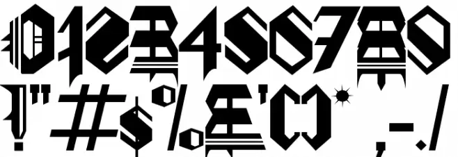 Gotham Lullaby Font OTHER CHARS