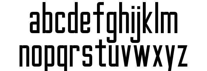Gotham Nights Font LOWERCASE