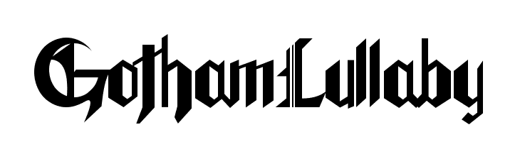 GothamLullaby  フリーフォントのダウンロード