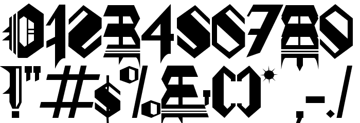 GothamLullaby Font OTHER CHARS