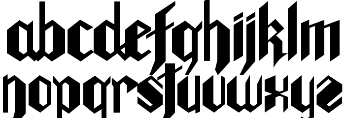 GothamLullaby Font LOWERCASE