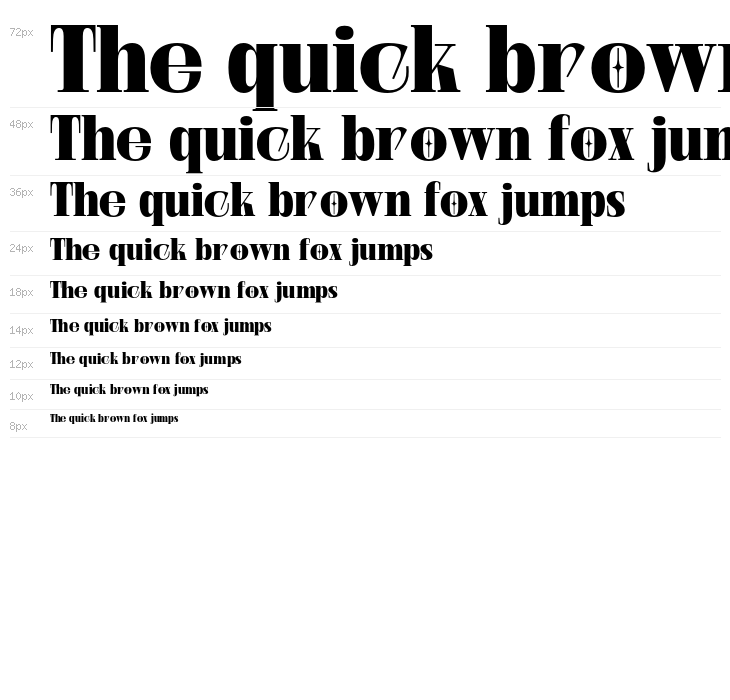 Gothania Serif PERSONAL USE Regular Waterfall