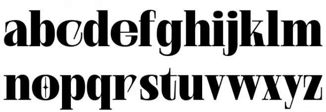 Gothania Serif PERSONAL USE Regular 字体 小写