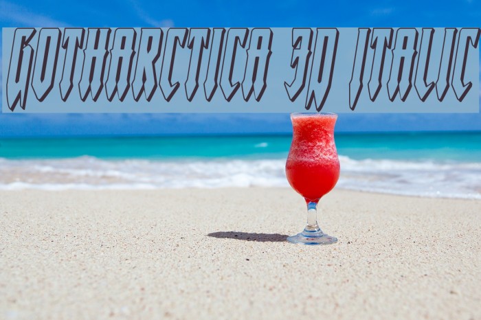 Gotharctica 3D Italic Example 2