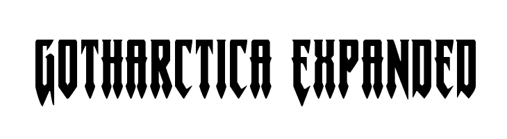 Gotharctica Expanded  नि: शुल्क फ़ॉन्ट्स डाउनलोड