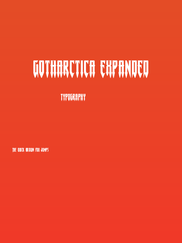 Gotharctica Expanded Poster