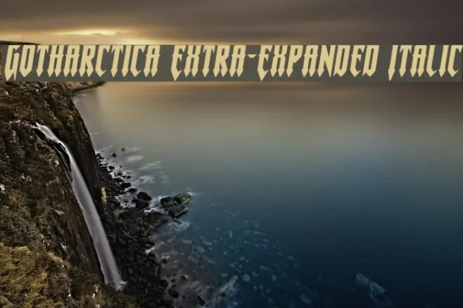 Gotharctica Extra-Expanded Italic Example 1