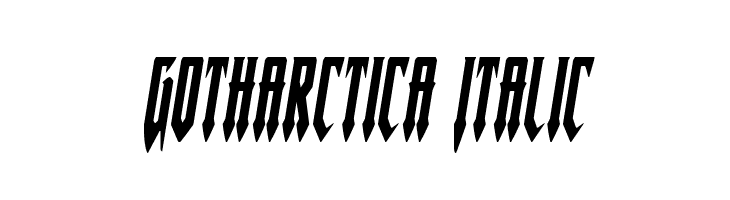 Gotharctica Italic  لخطوط تنزيل