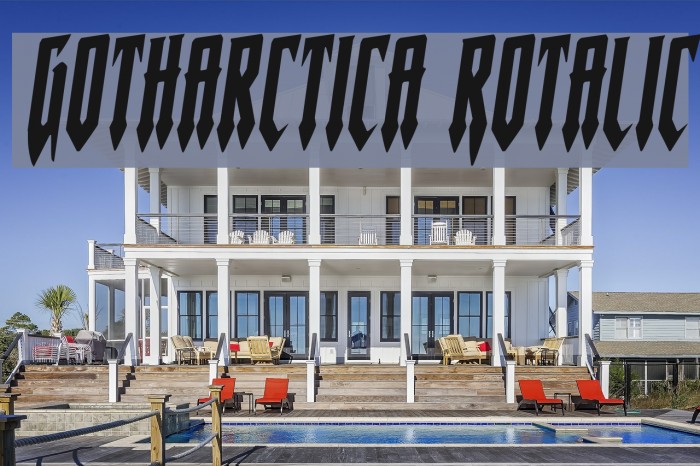 Gotharctica Rotalic Font examples
