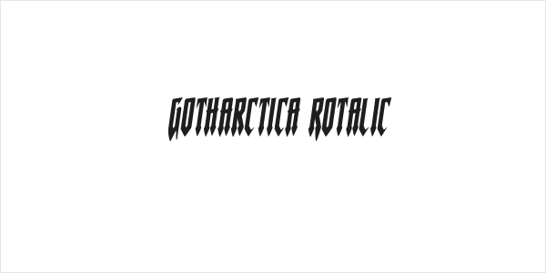 Gotharctica Rotalic Logo