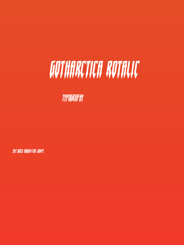 Gotharctica Rotalic Poster