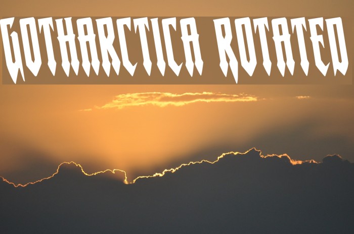 Gotharctica Rotated Example 2