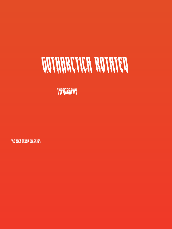 Gotharctica Rotated Poster