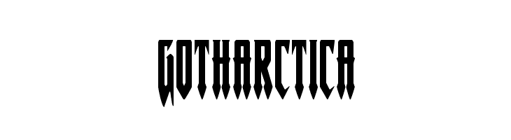 Gotharctica  Frei Schriftart Herunterladen