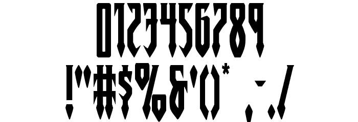 Gotharctica Font OTHER CHARS