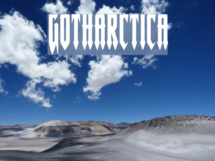 Gotharctica Font examples