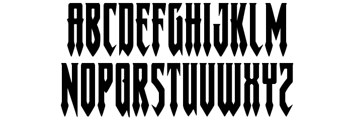 Gotharctica Font LOWERCASE