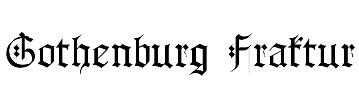 Gothenburg Fraktur  Скачать бесплатные шрифты