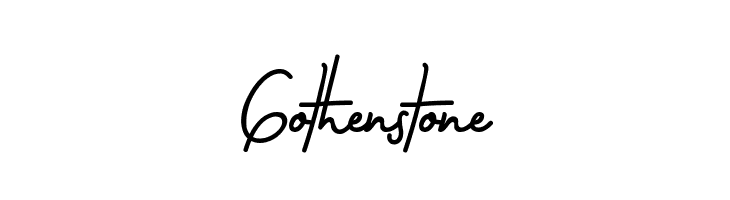 Gothenstone Schriftart