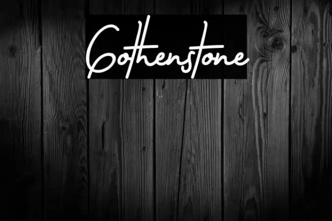 Gothenstone Caratteri examples