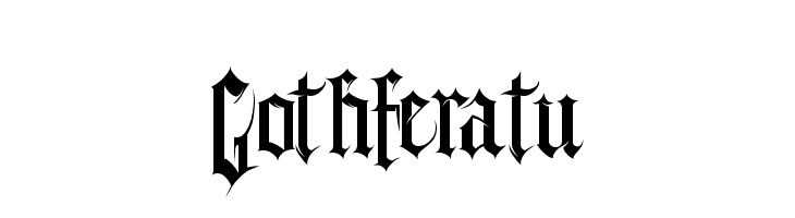 Gothferatu  Frei Schriftart Herunterladen