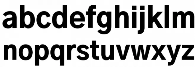 Gothic A1 Black Font LOWERCASE