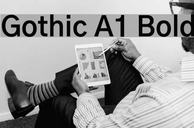Gothic A1 Bold Font examples